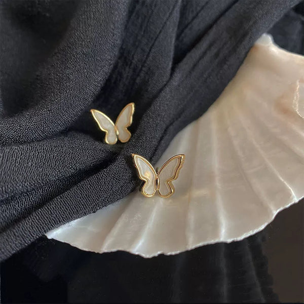 2020 Korean Retro Acrylic Butterfly Earrings Fashion Cute Animal Brincos  Statement stud Earrings Jewelry Gift