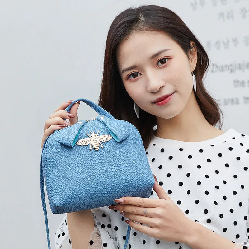 Women's Handbag Wholesale Bee Crossbody New Style Shoulder Messenger Bag Fashion Trend Zipper Bolsos Y2k Girls Cute Coin Purse