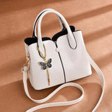 New 2023 Vintage Butterfly Leather Women Handbag Handmade Shoulder Bags For Luxury Bag Woman Women's Handbag