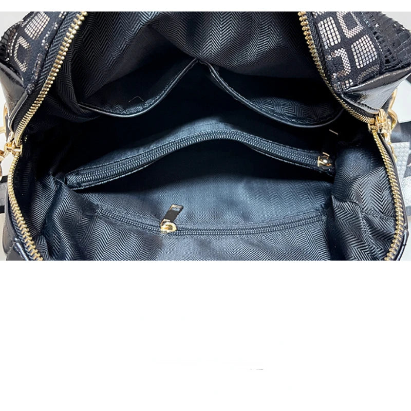 Genuine Leather Backpack Women Luxury Brand Rhinestone Butterfly Ita Bag Pack Large Capacity Mochila Travel School Bags