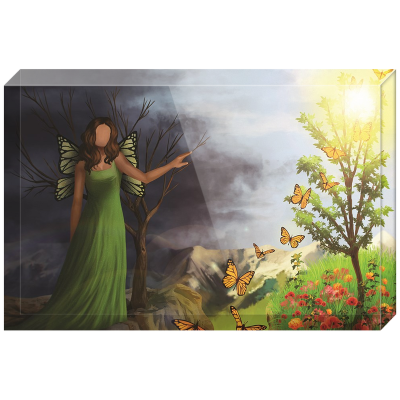 Courage 4 - in Acrylic Blocks