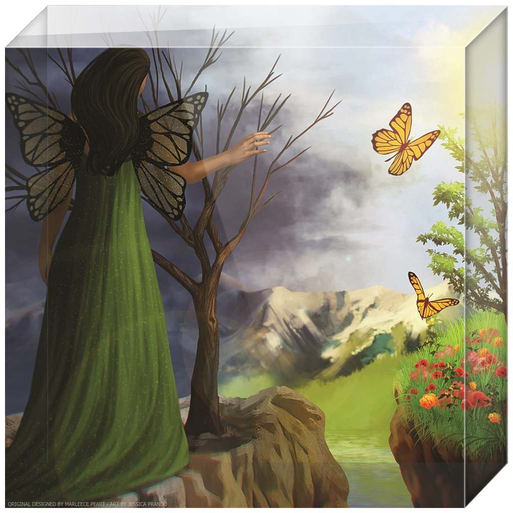 Courage 2 - in Acrylic Blocks