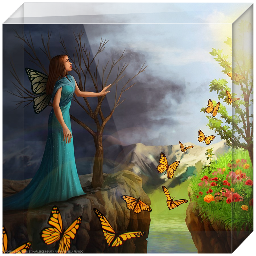 COURAGE 1 - in Acrylic Blocks