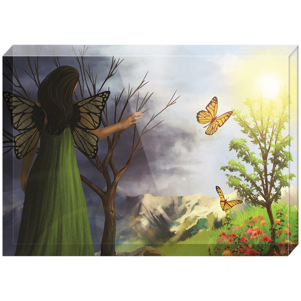 Courage 2 - in Acrylic Blocks