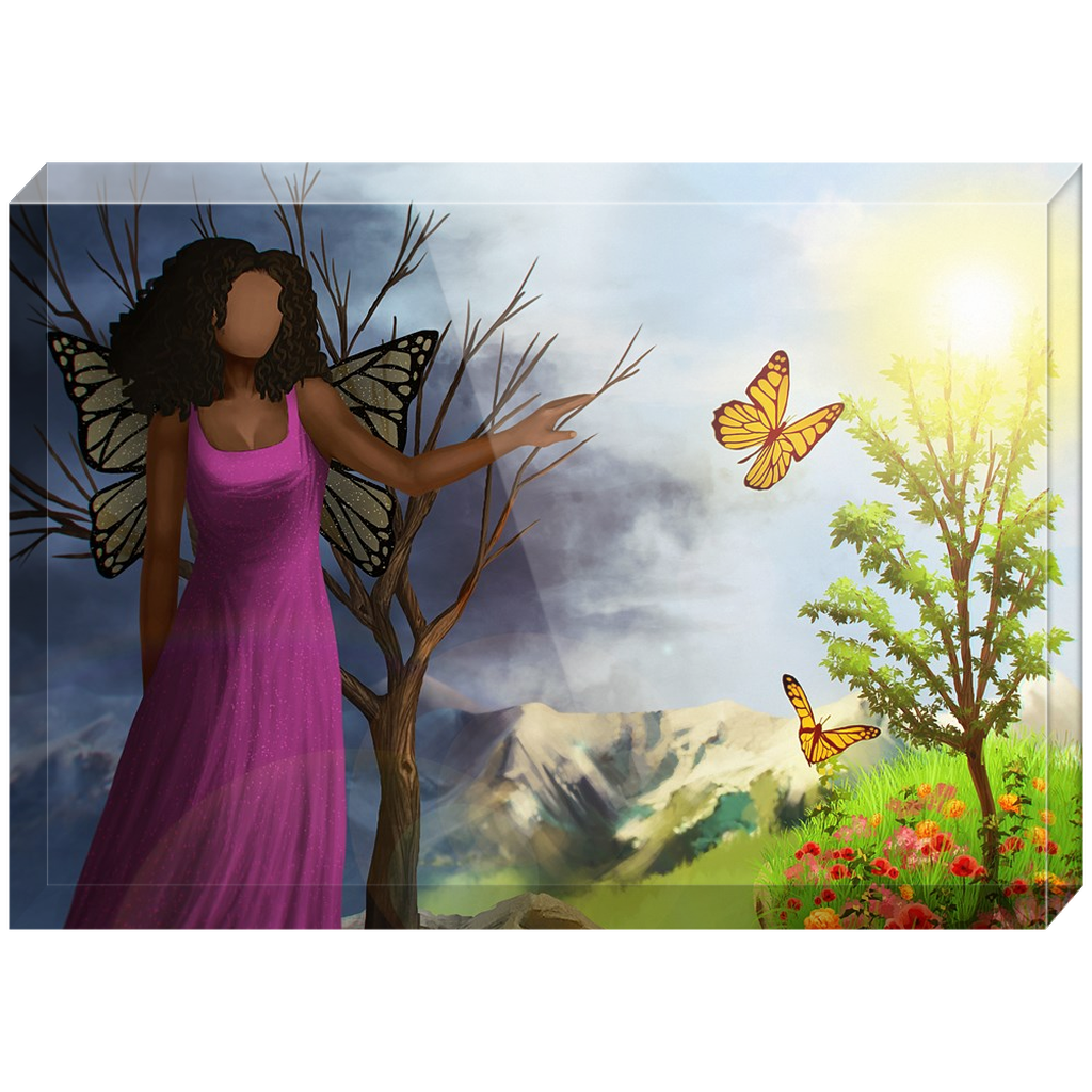 Courage 3 - in Acrylic Blocks
