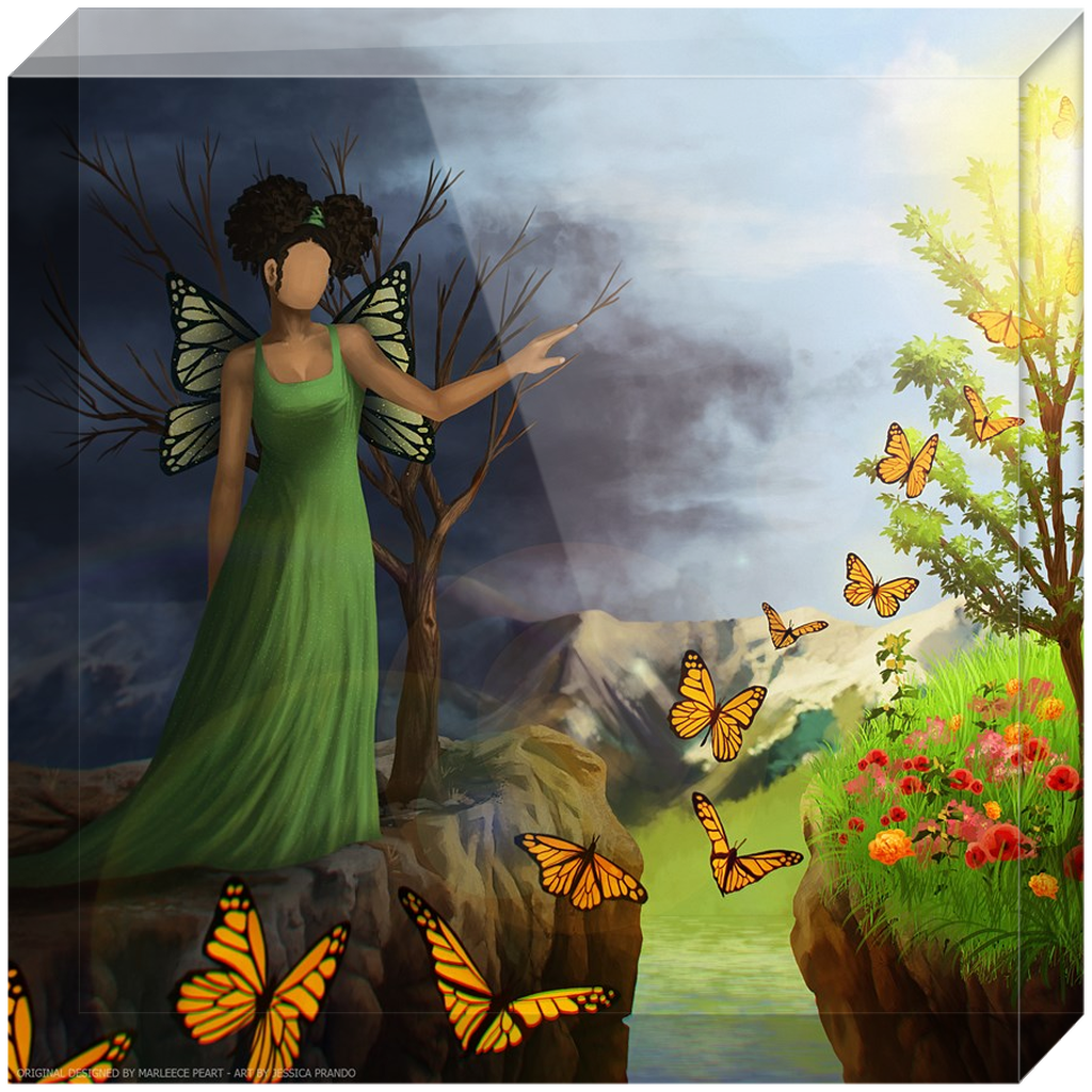 Courage 5 - in Acrylic Blocks