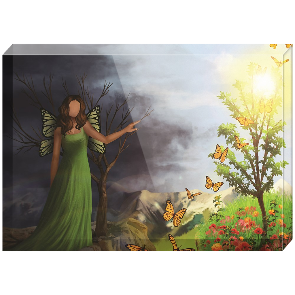Courage 4 - in Acrylic Blocks