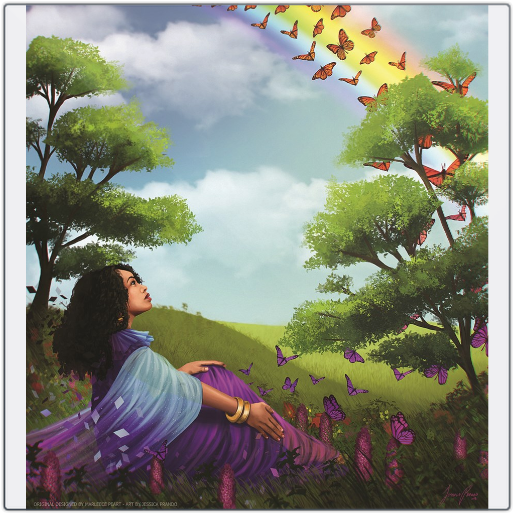 Metamorphosis Art Designed by Marleece in Metal Prints