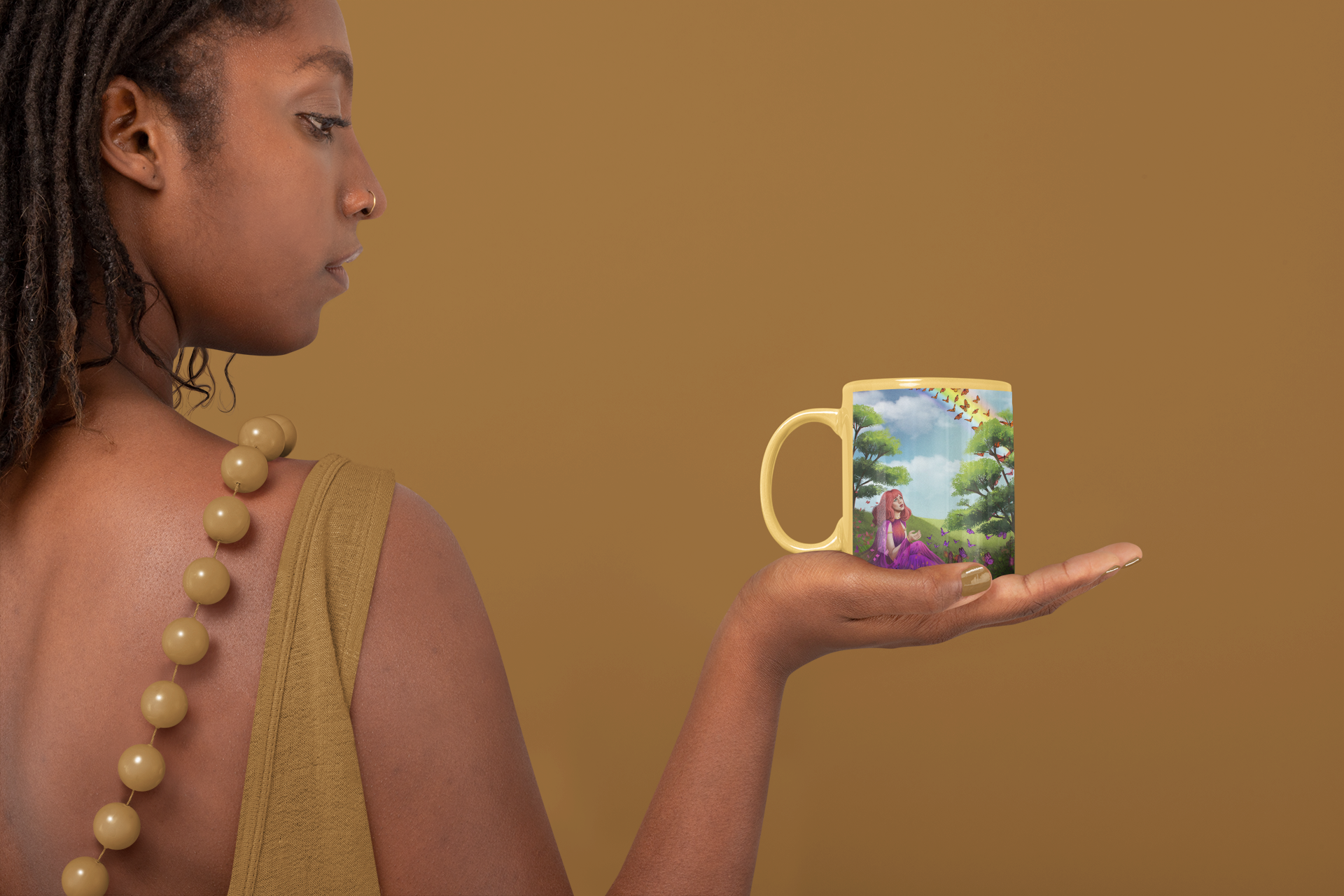 Metamorphosis on Mug with Color Inside