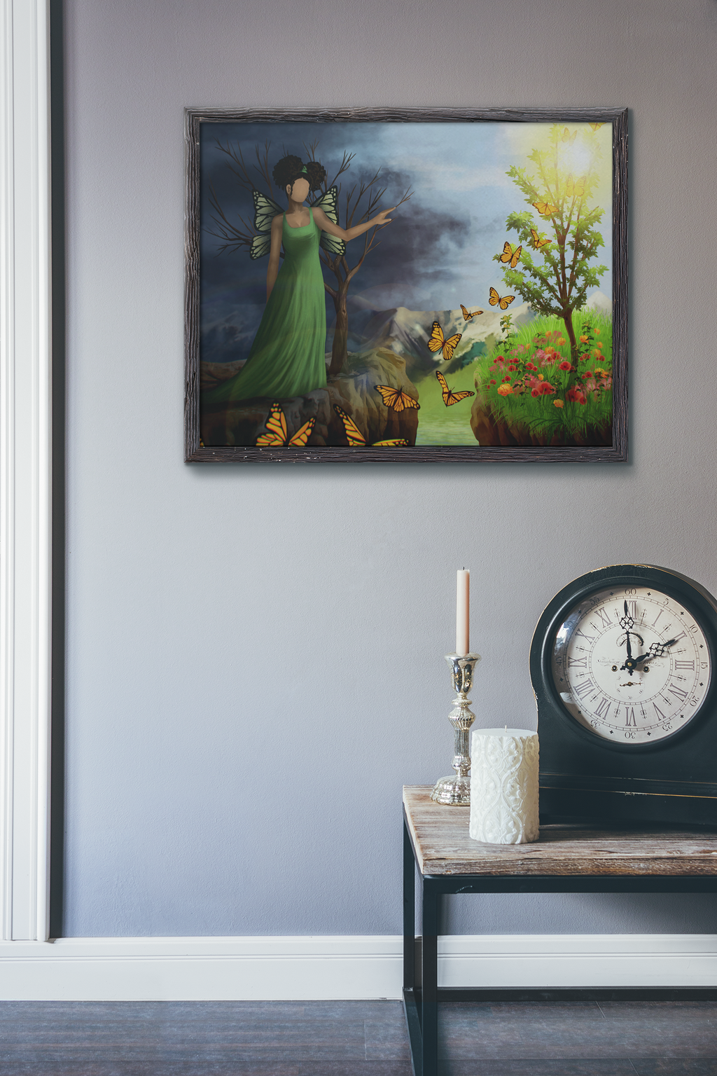 Courage 5 in Framed photo paper poster
