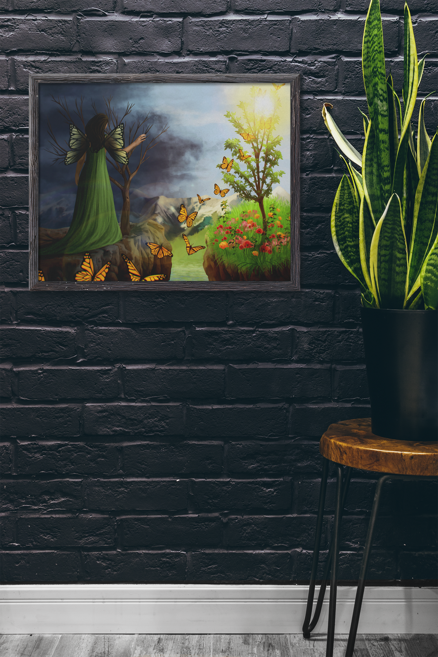 Courage 2 in Framed Photo Paper Poster