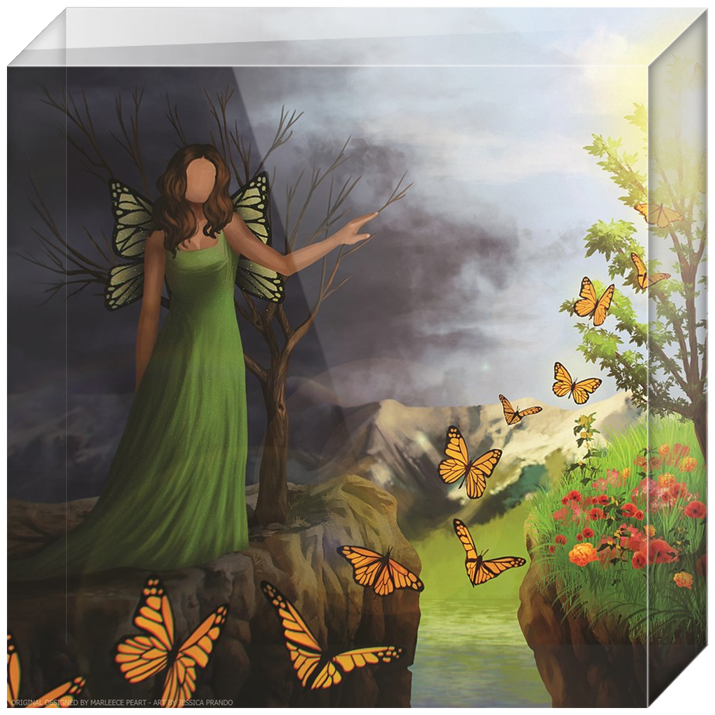 Courage 4 - in Acrylic Blocks