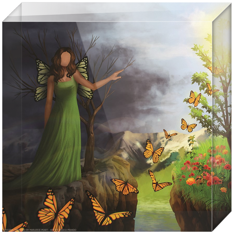 Courage 4 - in Acrylic Blocks
