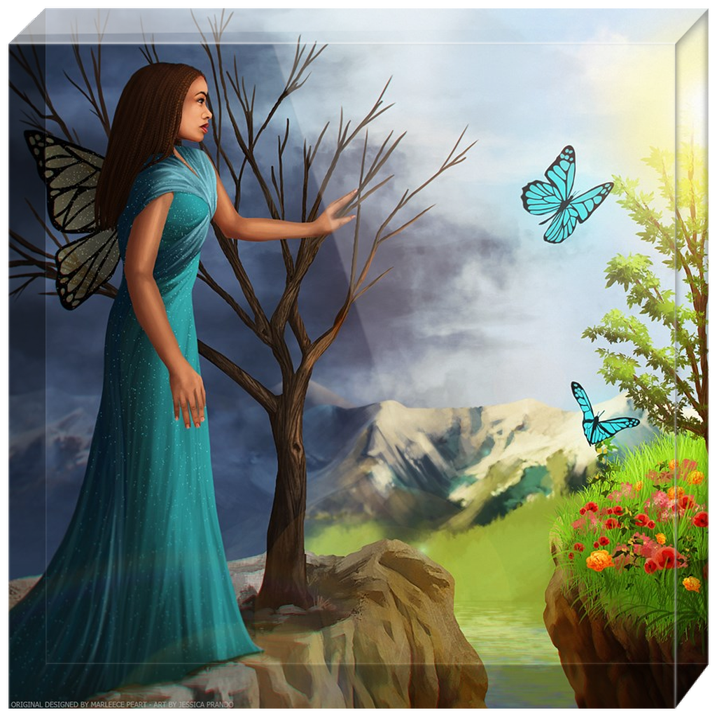 Courage 1 - in Acrylic Blocks