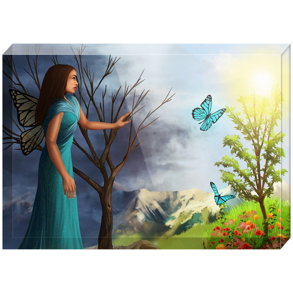 Courage 1 - in Acrylic Blocks