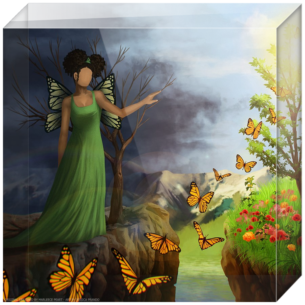 Courage 5 - in Acrylic Blocks