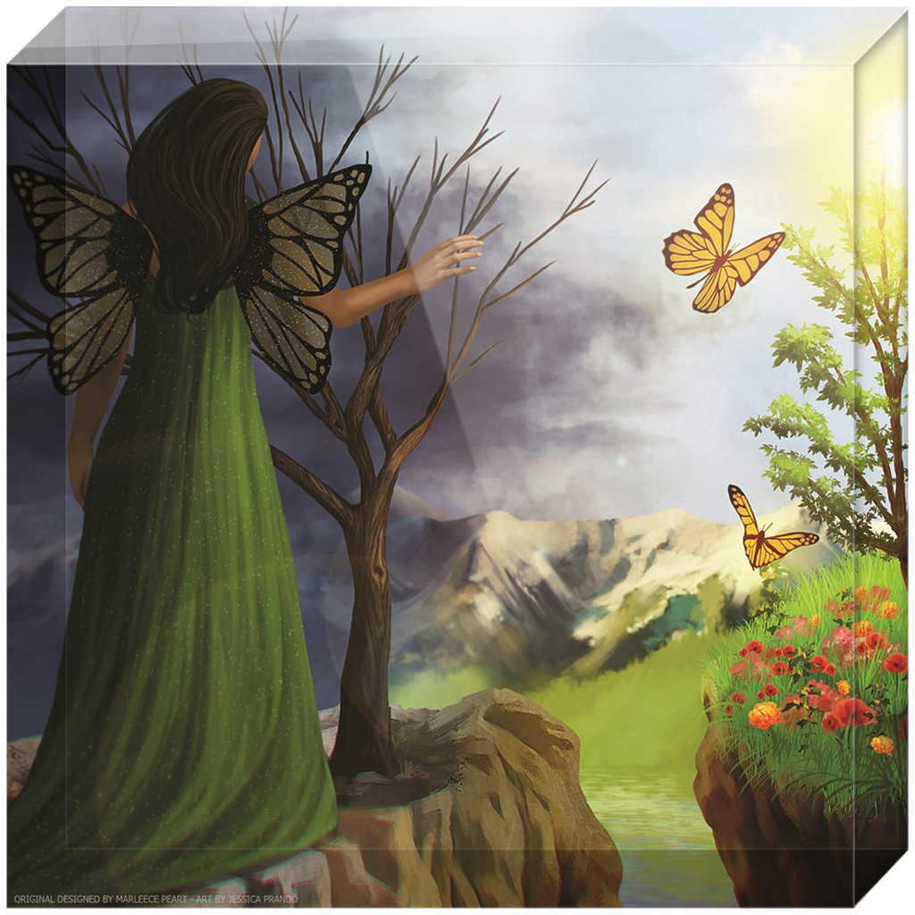 Courage 2 - in Acrylic Blocks