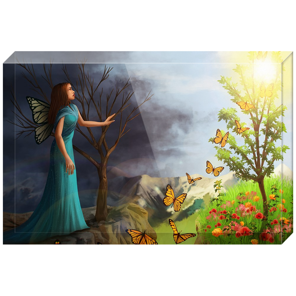 COURAGE 1 - in Acrylic Blocks