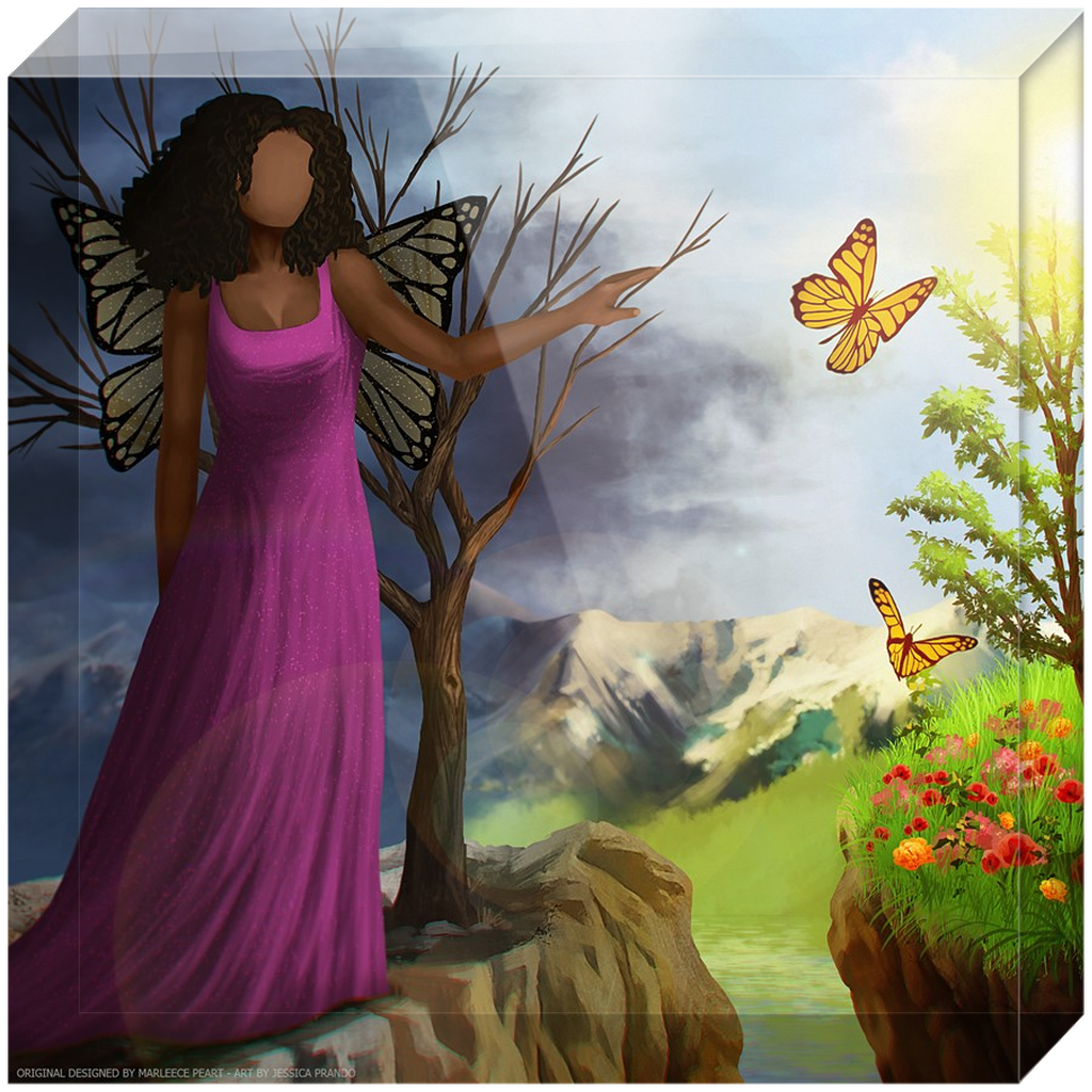 Courage 3 - in Acrylic Blocks