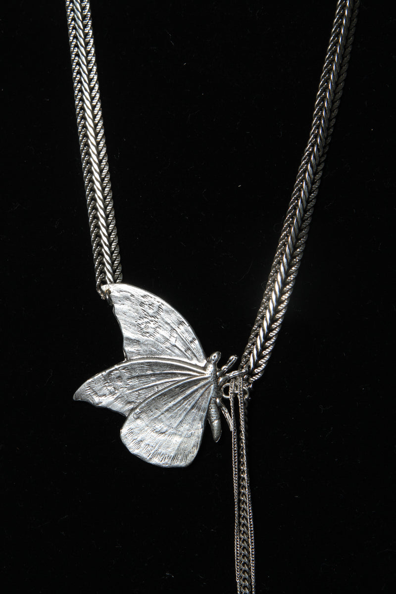 Silver Butterfly Pendant