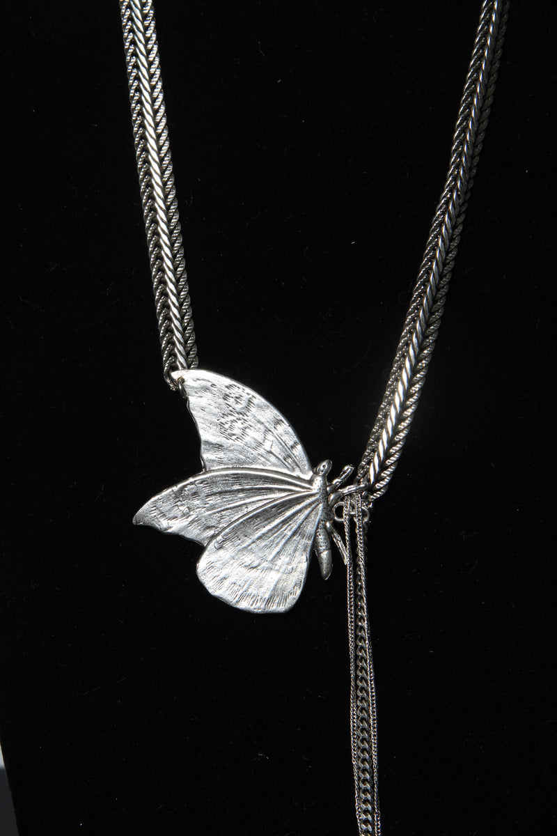 Silver Butterfly Pendant