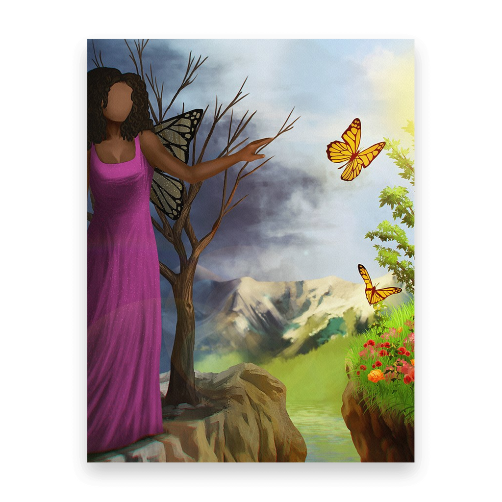 COURAGE Art on Flat Cards