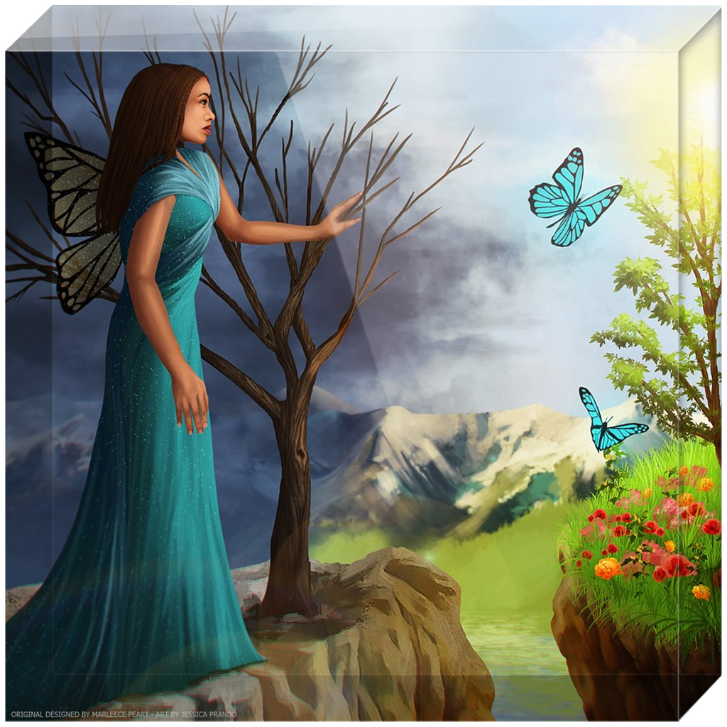 Courage 1 - in Acrylic Blocks