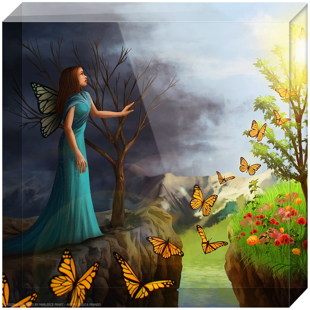 COURAGE 1 - in Acrylic Blocks