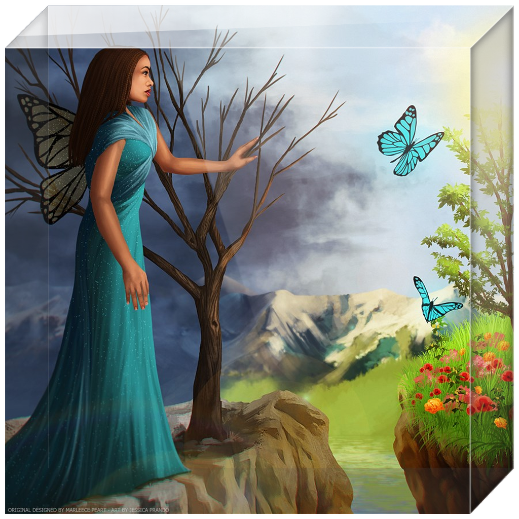 Courage 1 - in Acrylic Blocks