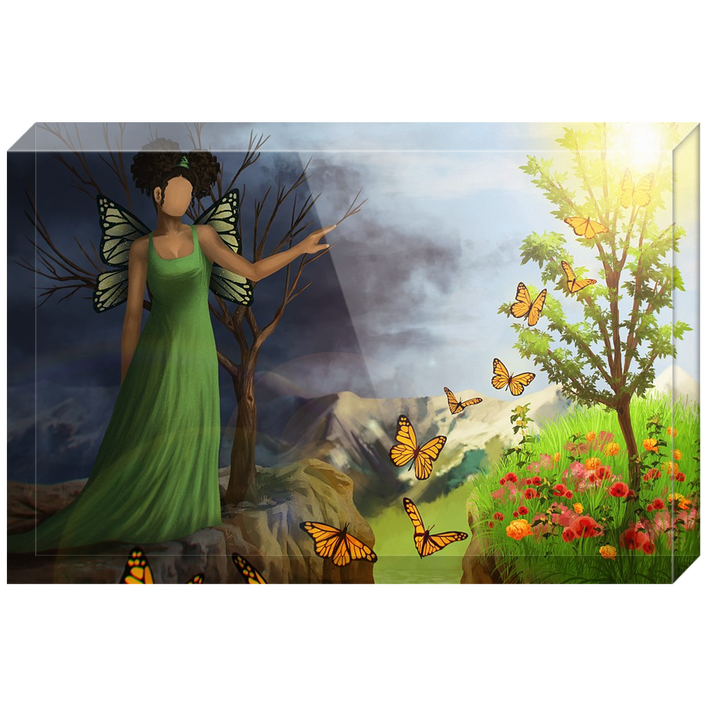 Courage 5 - in Acrylic Blocks