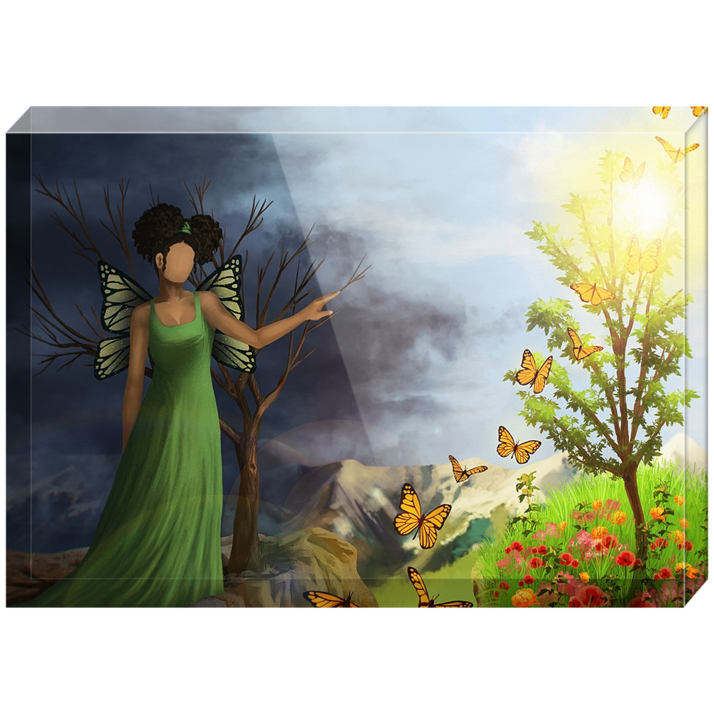 Courage 5 - in Acrylic Blocks