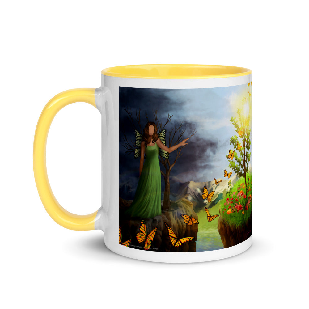 Courage 4 Mug with Color Inside