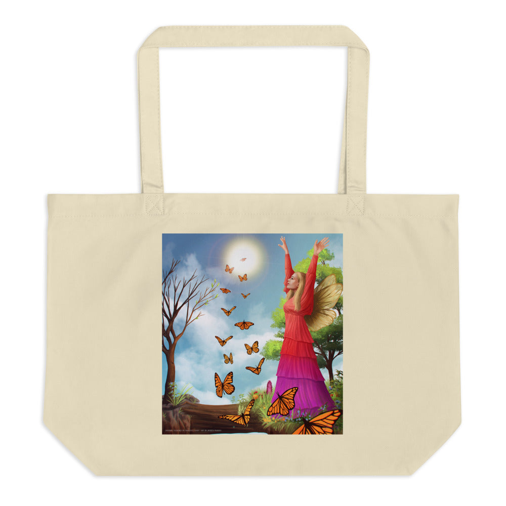 Triumph Large organic tote bag