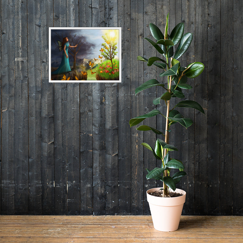 Courage 1 in Framed Photo Paper Poster