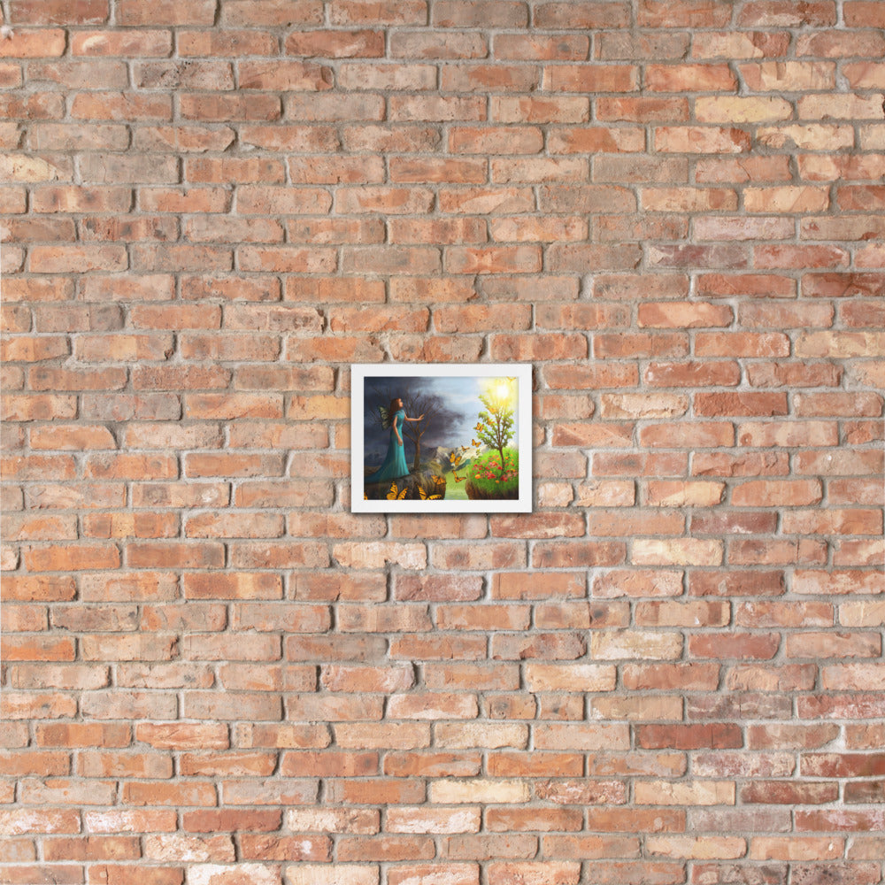 Courage 1 in Framed Photo Paper Poster