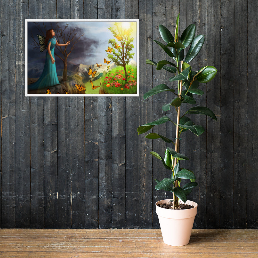 Courage 1 in Framed Photo Paper Poster