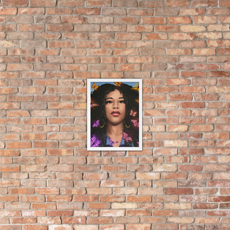Transformation in Framed Photo Paper Poster