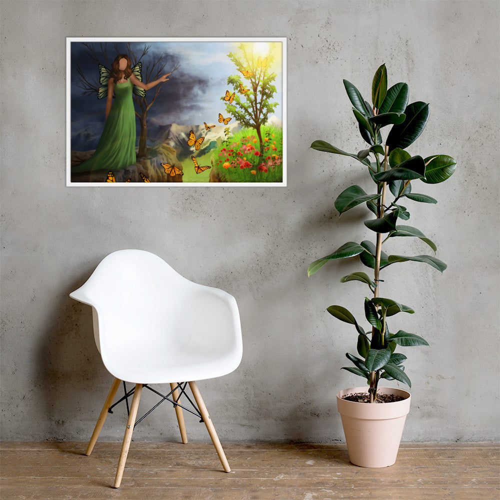 Courage 4 in Framed photo paper poster