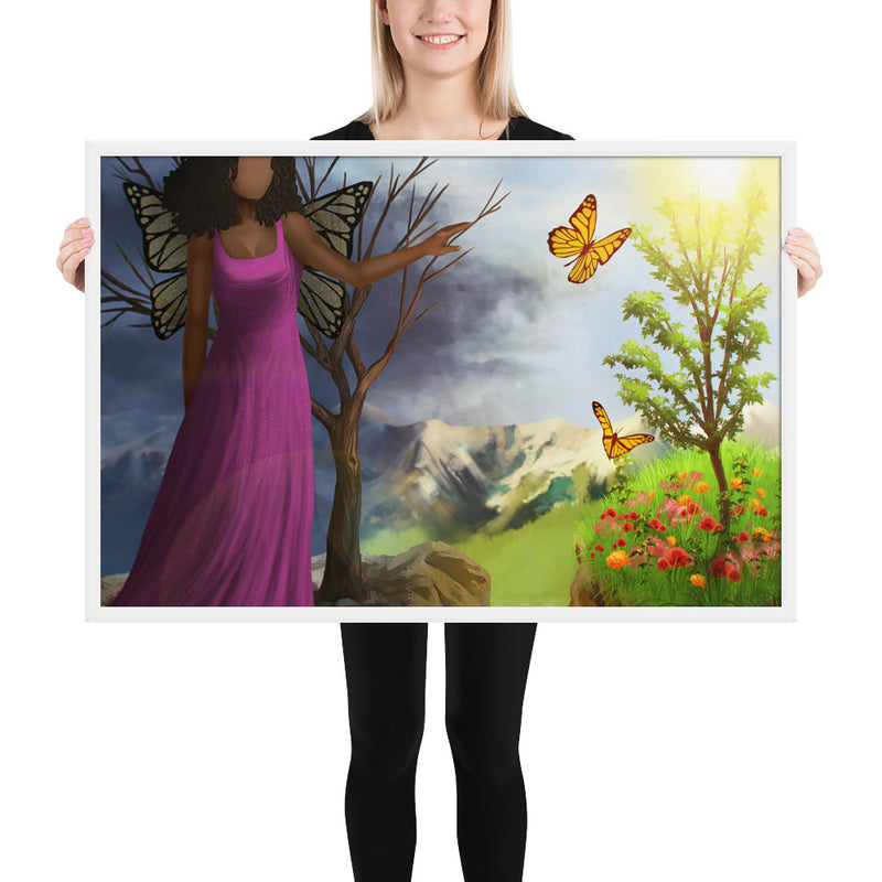 Courage 3 in Framed photo paper poster