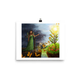 Courage 4 in Photo Paper Poster
