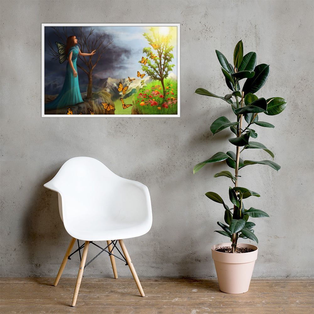 Courage 1 in Framed Photo Paper Poster