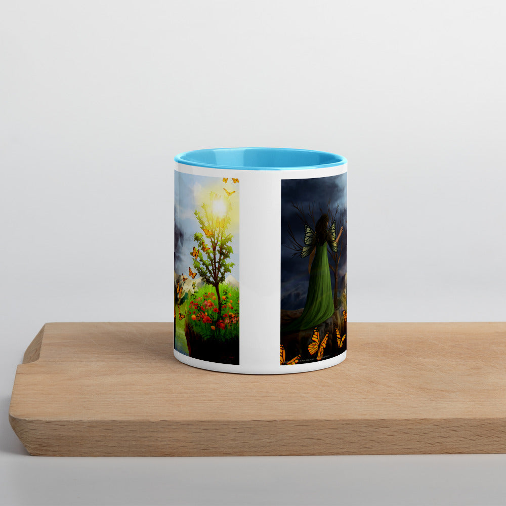 Courage 2 on Coffee Mug with Color Inside