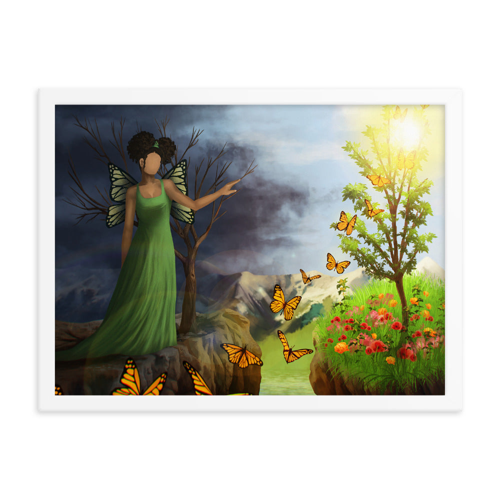Courage 5 in Framed photo paper poster
