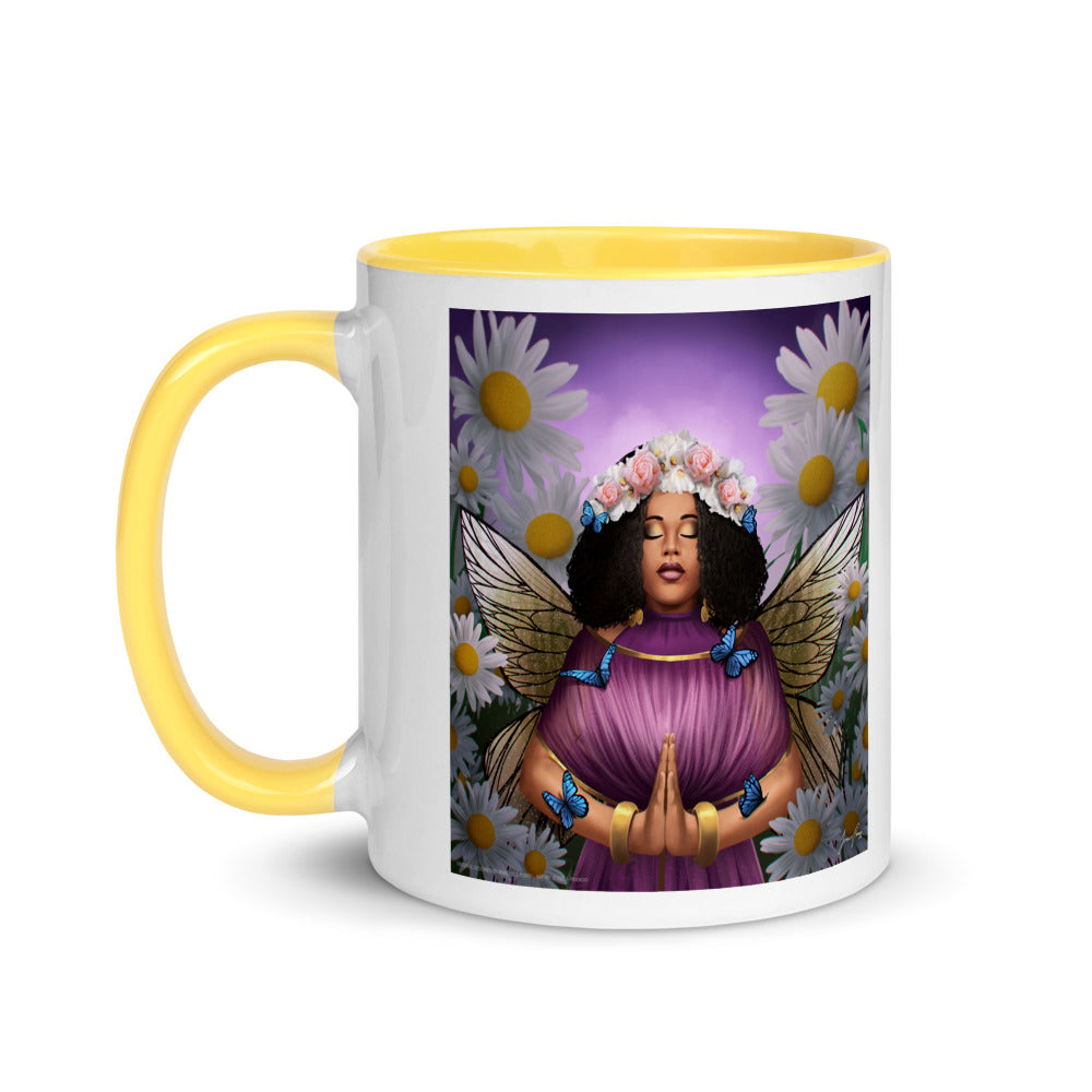Peace on Mug with Color Inside