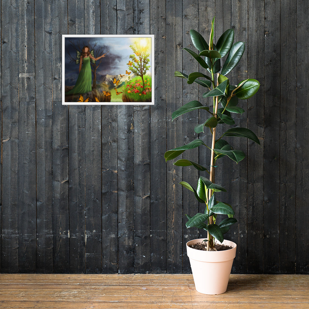 Courage 4 in Framed photo paper poster