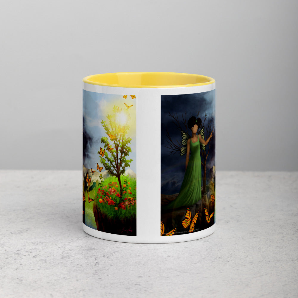 Courage 5 on Coffee Mug with Color Inside