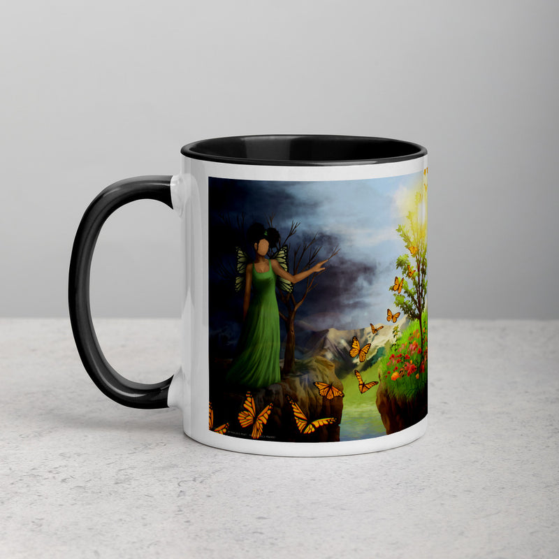 Courage 5 on Coffee Mug with Color Inside