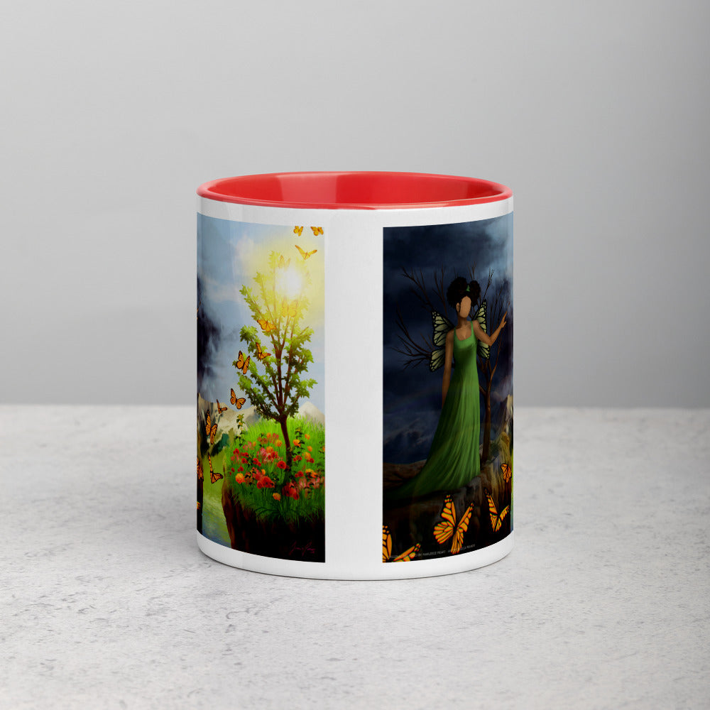 Courage 5 on Coffee Mug with Color Inside