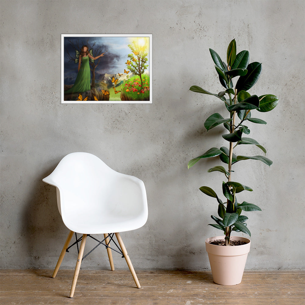 Courage 4 in Framed photo paper poster