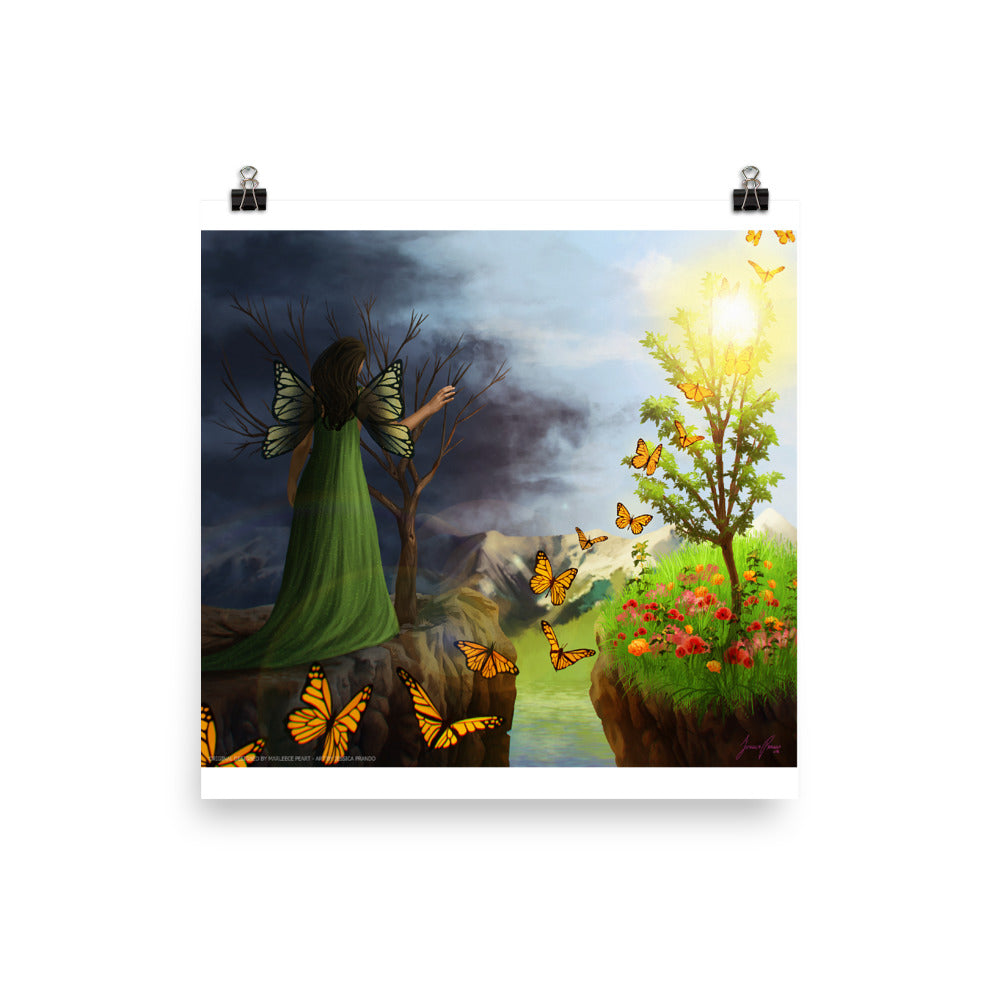 Courage 2 in Photo Paper Poster